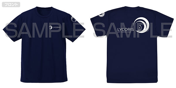 COSPA Lycoris Recoil Lycoris 2nd Dry T-shirt /NAVY-M รูปภาพ 1