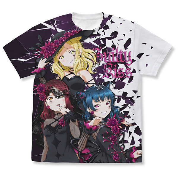 COSPA Love Live! Sunshine!! Guilty Kiss Full Graphic T-shirt /WHITE-XL Bild 1