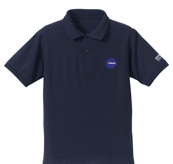 COSPA Martian Successor Nadesico The prince of darkness Nergal Heavy Industries Embroidery Polo Shirt /NAVY-L รูปภาพ 1