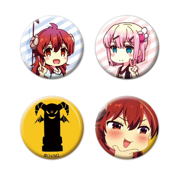COSPA The Demon Girl Next Door Season 2 Tin Badge 4pk Set