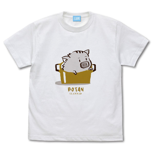 COSPA CLANNAD Button Illustration T-shirt /WHITE-L Bild 1