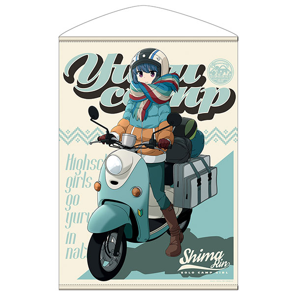 COSPA Yuru Camp Rin Shima New Illustration B2 Wall Scroll imagen 1