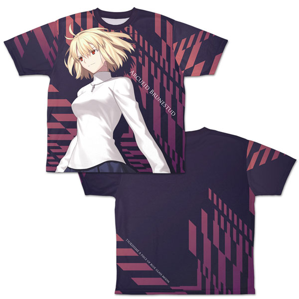 COSPA Tsukihime -A piece of blue glass moon- Arcueid Brunestud Double-sided Full Graphic T-shirt Ver.2/XL