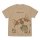 COSPA Sekai no Owari ni Shibainu to Yu Ishihara Design Haru-san Totsugeki T-shirt /LIGHT BEIGE-M รูปภาพ 2