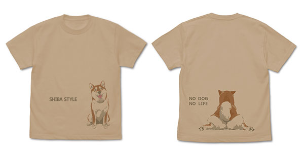 COSPA Sekai no Owari ni Shibainu to Yu Ishihara Design Osuwari Haru-san T-shirt /LIGHT BEIGE-XL รูปภาพ 1