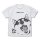 COSPA Sekai no Owari ni Shibainu to Yu Ishihara Design Haru-san Totsugeki T-shirt Black Shiba ver./WHITE-S รูปภาพ 3