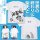 COSPA Sekai no Owari ni Shibainu to Yu Ishihara Design Haru-san Totsugeki T-shirt Black Shiba ver./WHITE-XL รูปภาพ 2