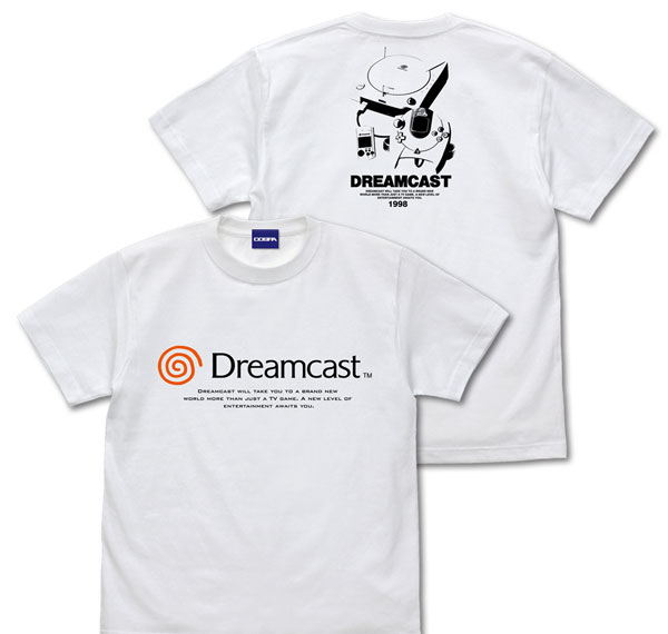 COSPA Dreamcast Hard T-shirt /WHITE-M รูปภาพ 1