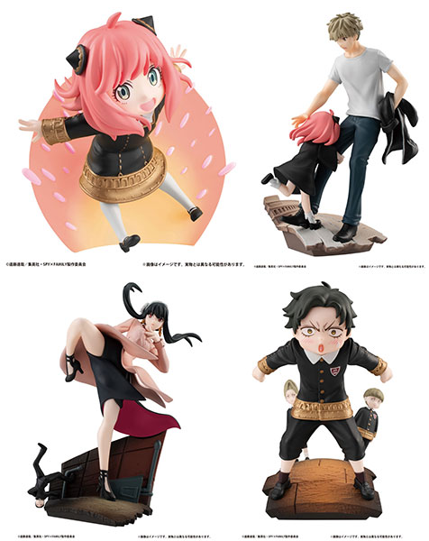 MegaHouse Puchirama Series Spy x Family Boxed Spy x Family All 4 Types Set