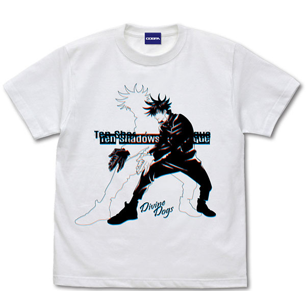 COSPA Jujutsu Kaisen Megumi Fushiguro T-shirt /WHITE-M รูปภาพ 1