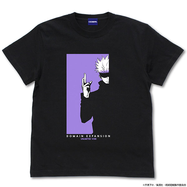 COSPA Jujutsu Kaisen Satoru Gojo T-shirt /BLACK-S