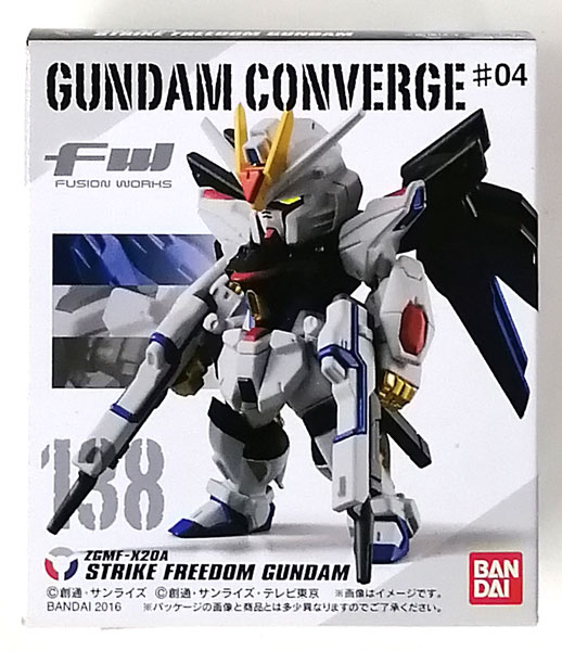 Bandai FW GUNDAM CONVERGE #4 Strike Freedom Gundam 圖片 1