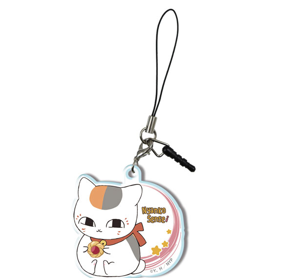 License Agent Natsume Yuujinchou Acrylic Earphone Jack Accessory Ver.2 Design 04 (Nyanko Sensei /D) รูปภาพ 1