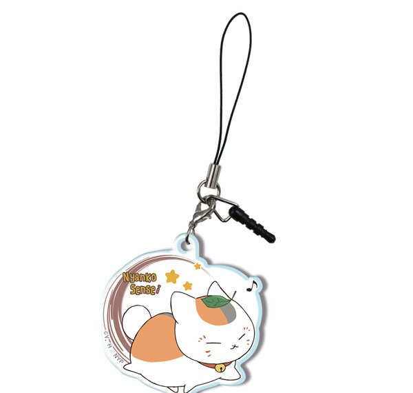 License Agent Natsume Yuujinchou Acrylic Earphone Jack Accessory Ver.2 Design 05 (Nyanko Sensei /E) Bild 1