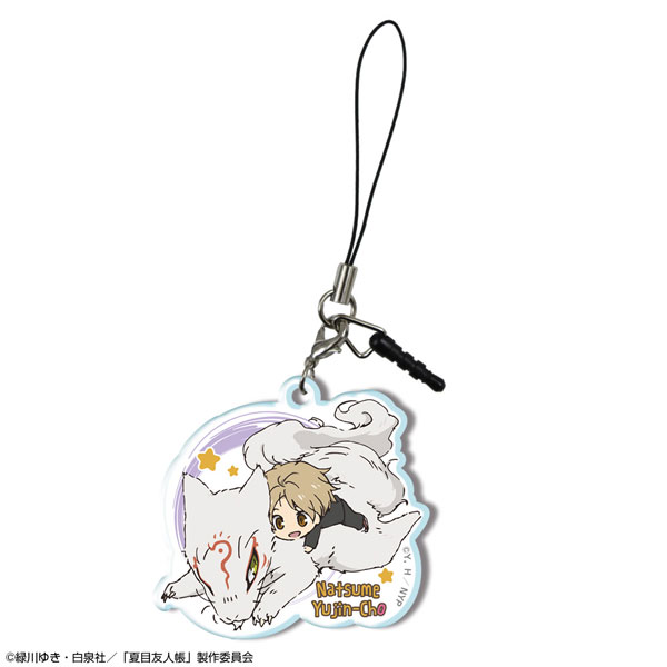 License Agent Natsume Yuujinchou Acrylic Earphone Jack Accessory Ver.2 Design 07 (Takashi Natsume & Madara /A)