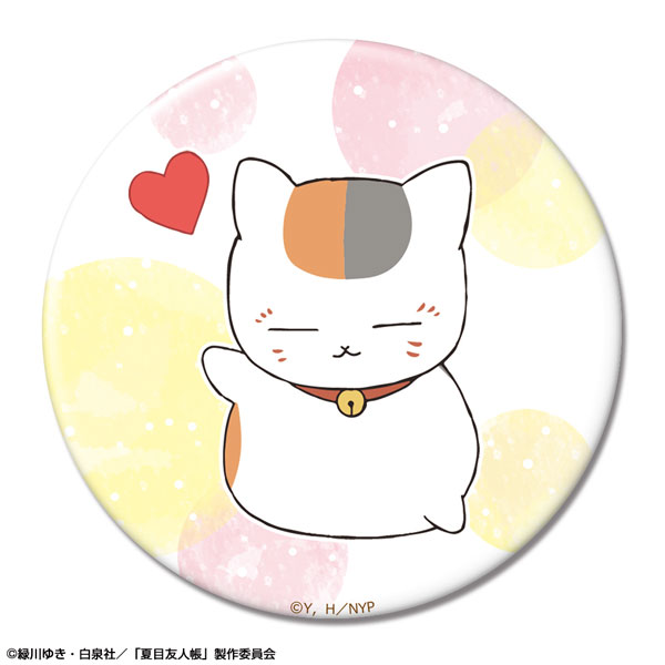License Agent Natsume Yuujinchou Tin Badge Design 01 (Nyanko Sensei /A)