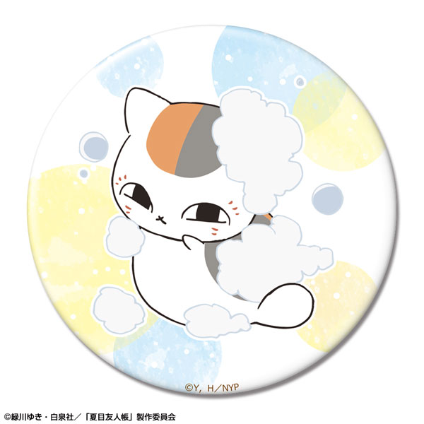 License Agent Natsume Yuujinchou Tin Badge Design 02 (Nyanko Sensei /B)