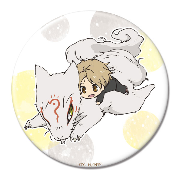License Agent Natsume Yuujinchou Tin Badge Design 05 (Takashi Natsume & Madara) รูปภาพ 1