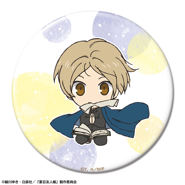 License Agent Natsume Yuujinchou Tin Badge Design 06 (Takashi Natsume)