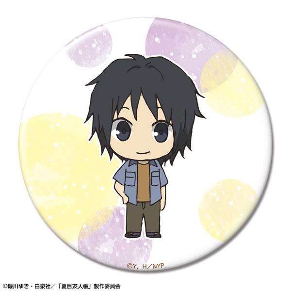 License Agent Natsume Yuujinchou Tin Badge Design 07 (Kaname Tanuma)