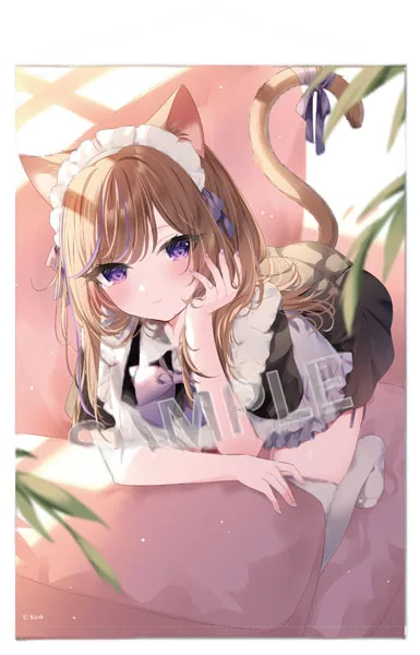 Brendream Mafuyu B1 Wall Scroll Tea time Leo-chan