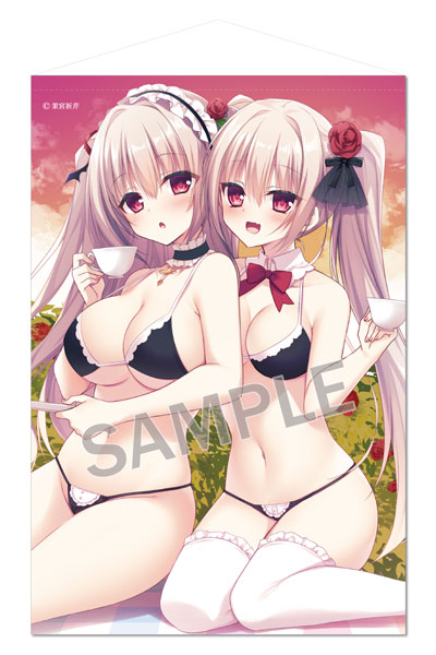 Brendream Kiseri Matsumiya B2 Wall Scroll Graceful Sisters Extra Edition Bild 1