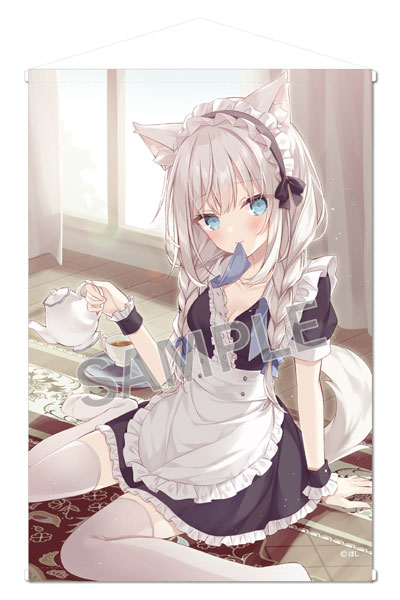 Brendream Hoshi B2 Wall Scroll Tea time Mashiro-chan Extra Edition รูปภาพ 1