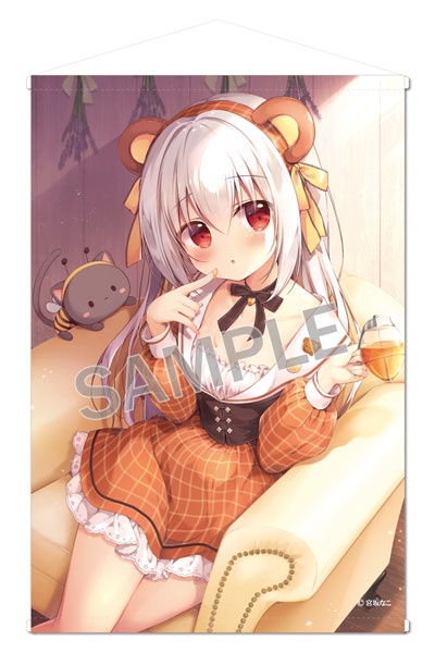 Brendream Nako Miyasaka B2 Wall Scroll Candy Koron-chan gambar 1