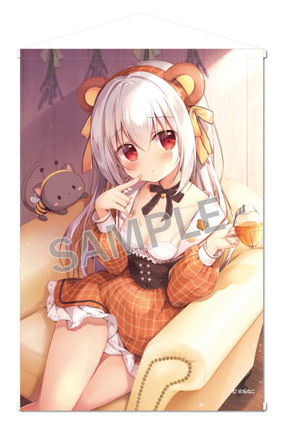Brendream Nako Miyasaka B2 Wall Scroll Candy Koron-chan Extra Edition gambar 1