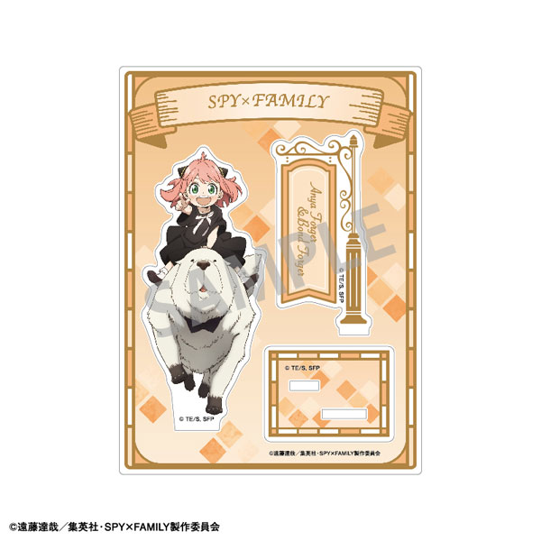 Kamio Japan Spy x Family Acrylic Stand Vol.2 Anya & Bond Bild 1