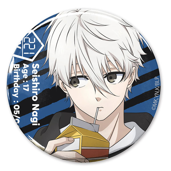 COSPA TV Anime "Bluelock" New Illustration Seishirou Nagi Tin Badge รูปภาพ 1