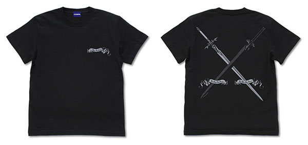 COSPA Sword Art Online Black Swordsman Kirito T-shirt UW Ver. / BLACK-XL image 1