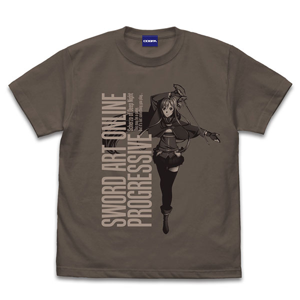 COSPA Movie Sword Art Online -Progressive- Scherzo of Deep Night Asuna T-shirt SAO 5th Floor Ver. / CHARCOAL-XL รูปภาพ 1