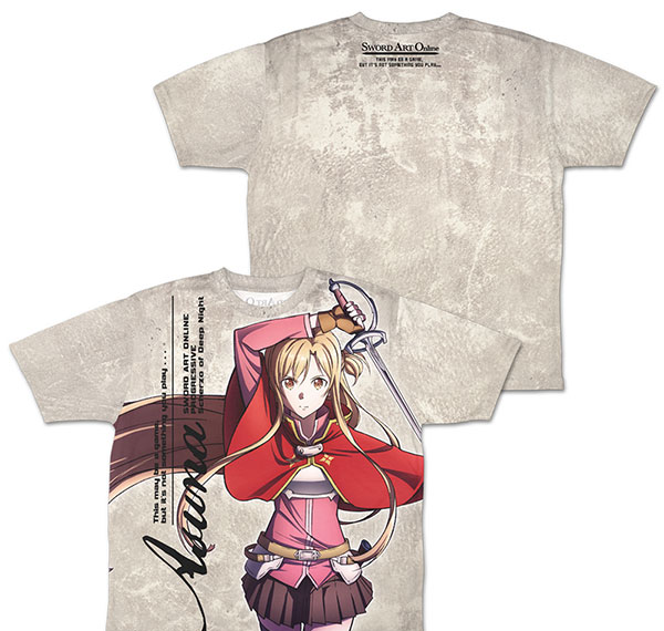 COSPA Movie SAO -Progressive- Scherzo of Deep Night Asuna Double-sided Full Graphic T-shirt SAO 5th Floor Ver. / XL รูปภาพ 1