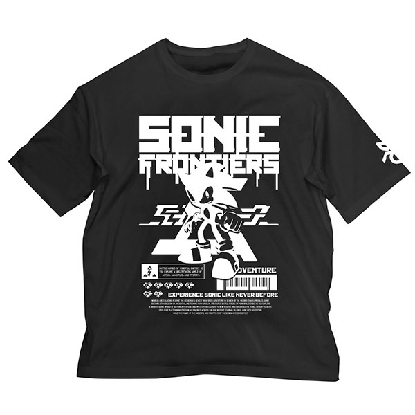 COSPA Sonic Frontiers Big Silhouette T-shirt /BLACK-XL Bild 1