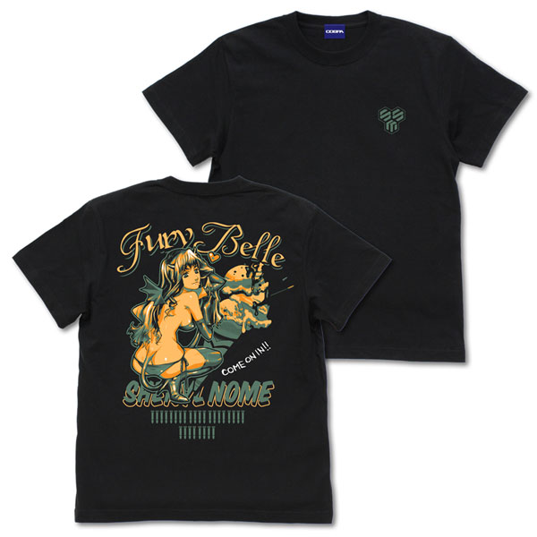 COSPA Macross Frontier Nose Art Sheryl T-shirt /BLACK-XL