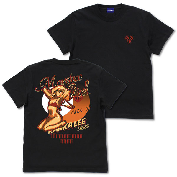 COSPA Macross Frontier Nose Art Ranka T-shirt /BLACK-M 图片 1