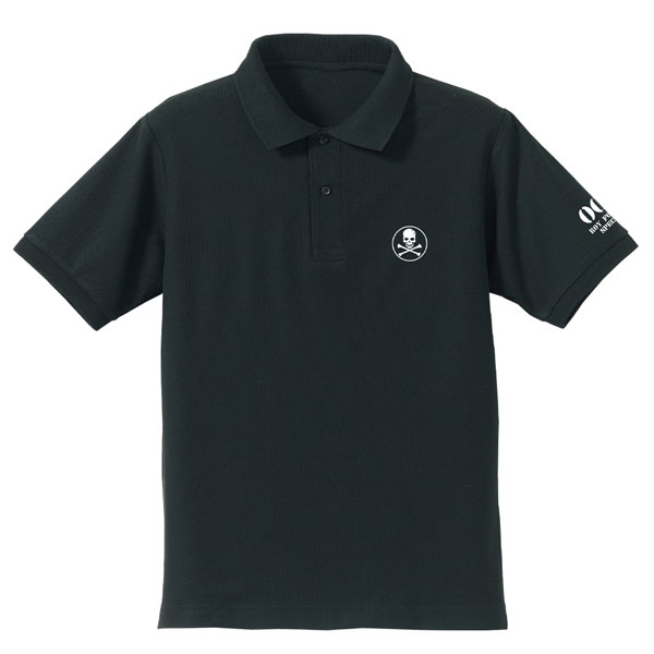 COSPA The Super Dimension Fortress Macross Roy Focker Embroidery Polo Shirt /BLACK-M