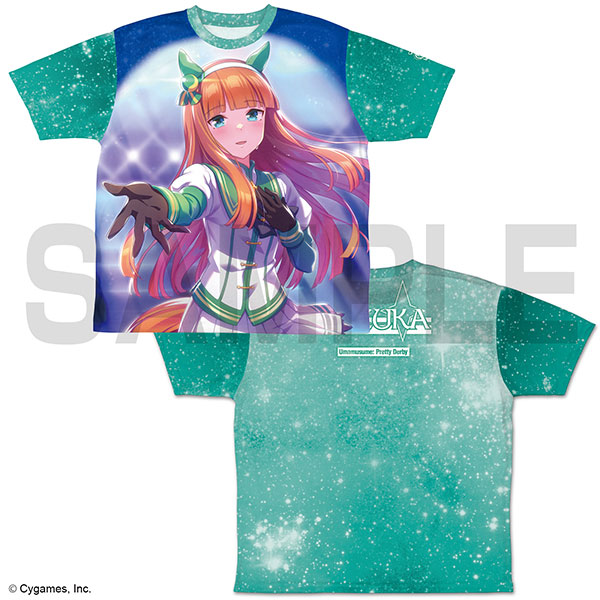 COSPA Umamusume Pretty Derby Silence Suzuka Double-sided Full Graphic T-shirt M
