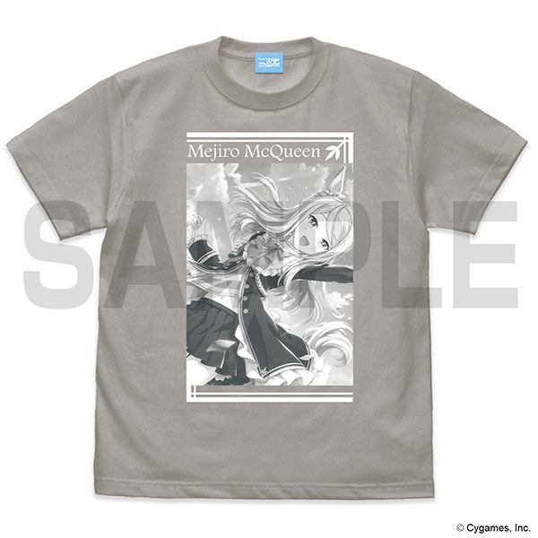 COSPA Umamusume Pretty Derby Mejiro McQueen / As the "Ace" T-shirt / LIGHT GRAY M รูปภาพ 1