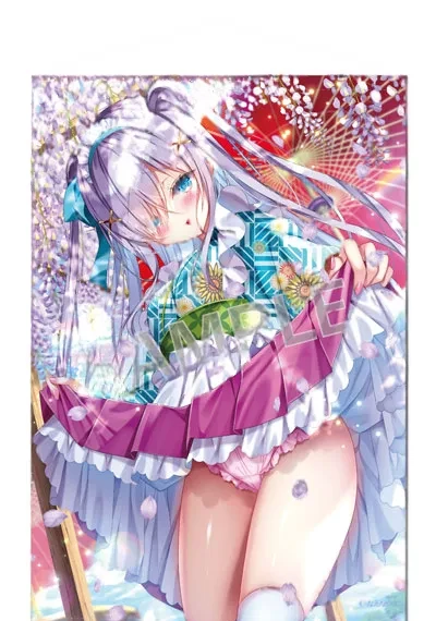 Brendream Naenae B2 Wall Scroll Japanese Style Maid Dateko-chan Extra Edition รูปภาพ 1