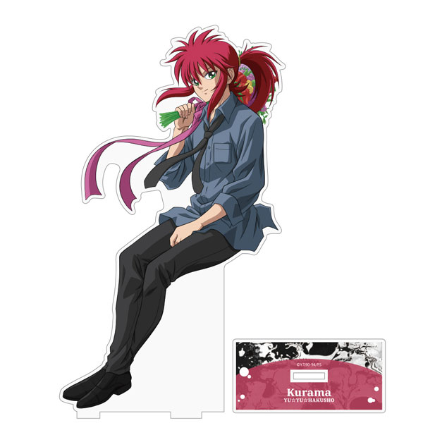 COSPA YuYu Hakusho New Illustration Kurama Acrylic Stand (Large) Bouquet Ver.
