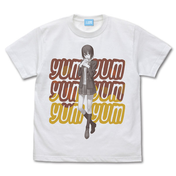 COSPA Tsukihime -A piece of blue glass moon- Ciel's Curry Bread Munch Munch T-shirt /WHITE-XL