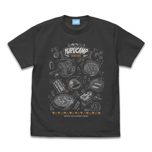COSPA "Yuru Camp" Camp Gourmet T-shirt /SUMI-XL imagen 1