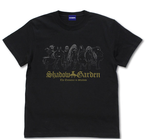 COSPA The Eminence in Shadow Shadow Garden T-shirt /BLACK-S รูปภาพ 1