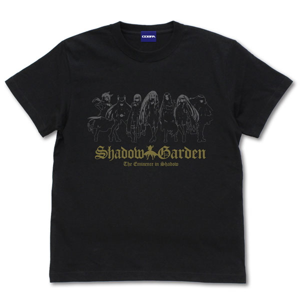 COSPA The Eminence in Shadow Shadow Garden T-shirt /BLACK-XL