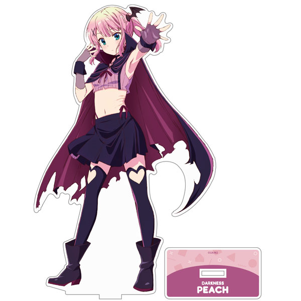 COSPA The Demon Girl Next Door 2nd Season New Illustration Darkness Peach Acrylic Stand (Large)