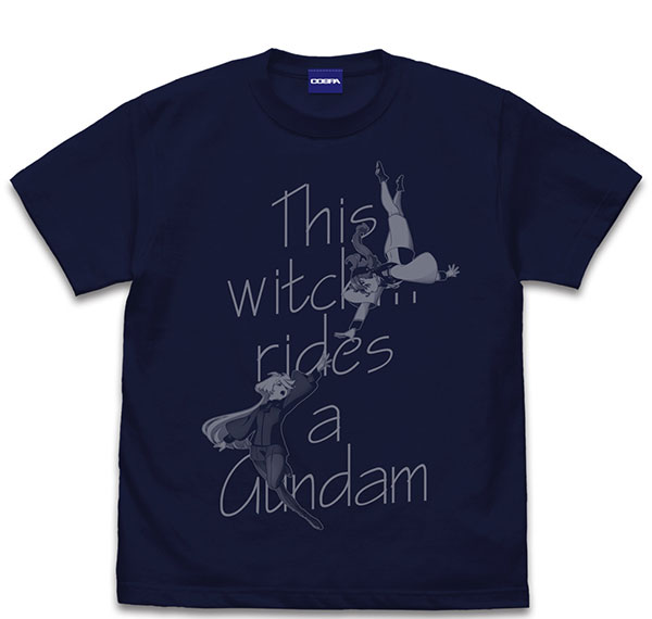 COSPA Mobile Suit Gundam: the Witch from Mercury Suletta & Miorine T-shirt /NAVY-M รูปภาพ 1