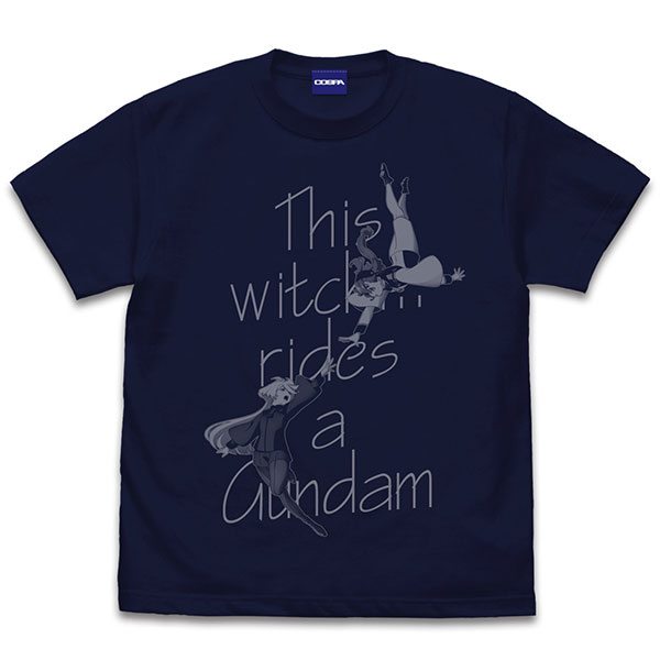 COSPA Mobile Suit Gundam: the Witch from Mercury Suletta & Miorine T-shirt /NAVY-XL imagen 1