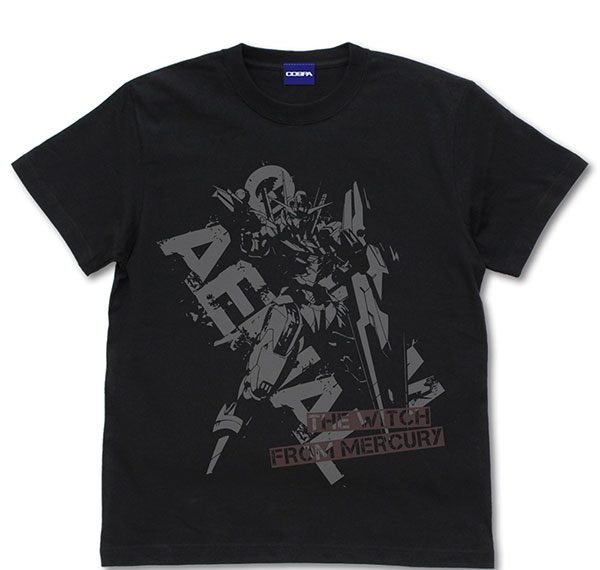 COSPA Mobile Suit Gundam: the Witch from Mercury Gundam Aerial T-shirt /BLACK-XL รูปภาพ 1